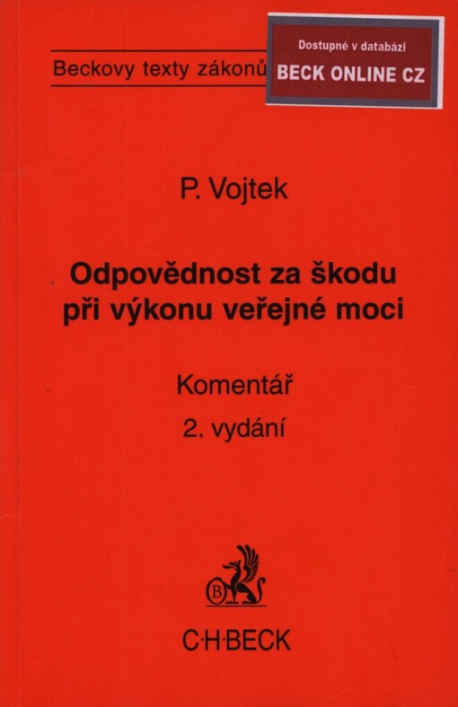 Odpovědnost za škodu při výkonu veřejné moci: komentář