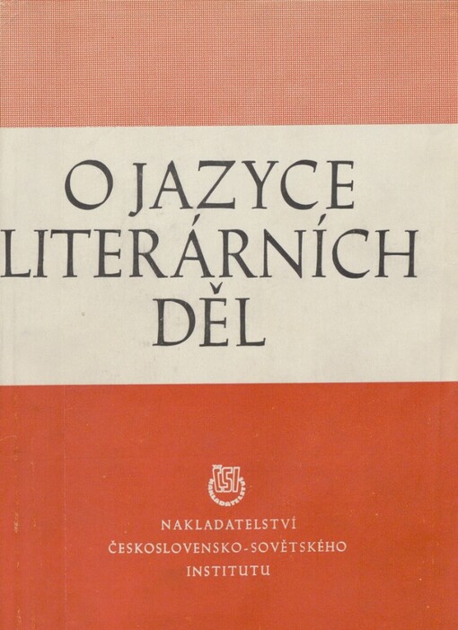 O jazyce literárních děl: překlady vybraných sovětských statí
