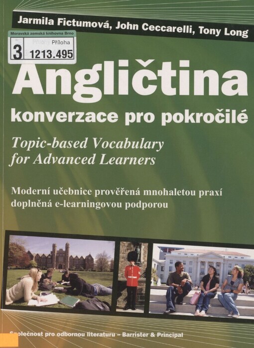Angličtina: konverzace pro pokročilé : topic-based vocabulary for advanced learners