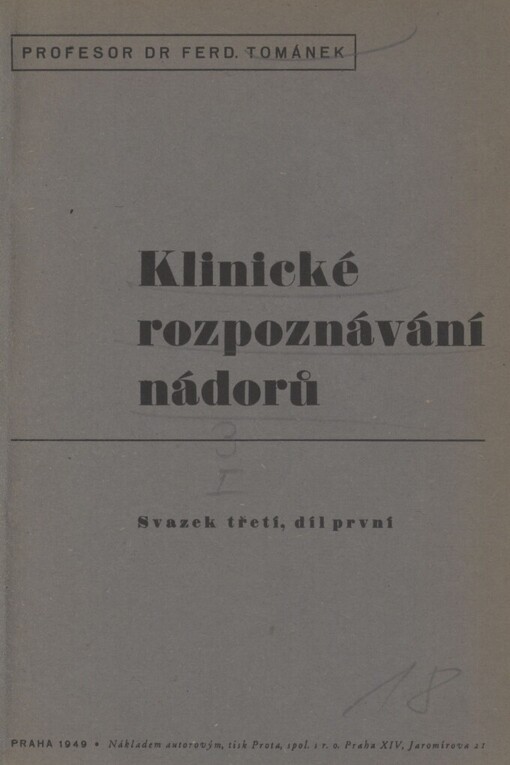 Klinické rozpoznávání nádorů