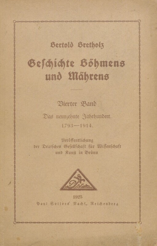 Geschichte Böhmens und Mährens