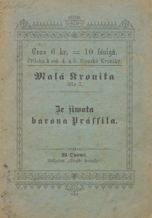 Ze žiwota barona Prássila