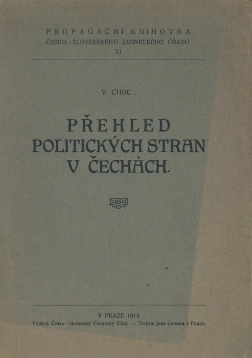 Přehled politických stran v Čechách
