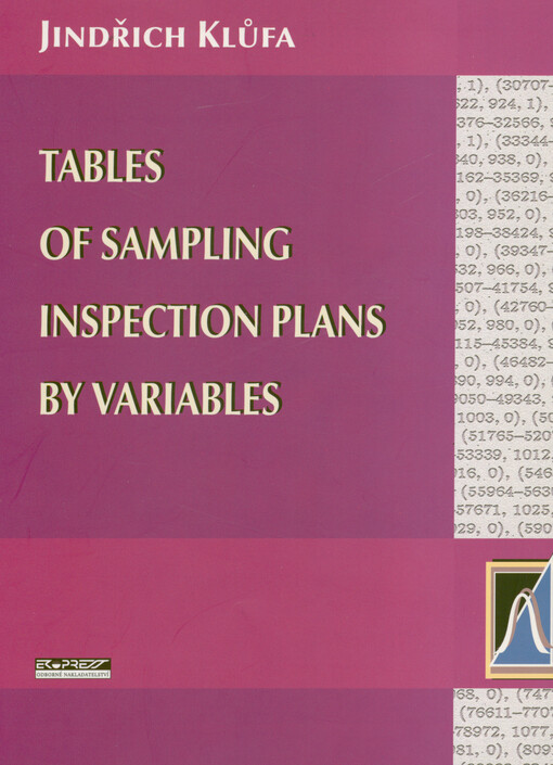 Tables of sampling inspection plans by variables