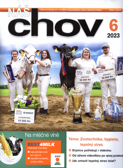 Náš chov : obrázkový čtrnáctideník : list zájmů živočišné výroby : věstník zemských svazů chovatelů hospodářského zvířectva v Praze a v Brně