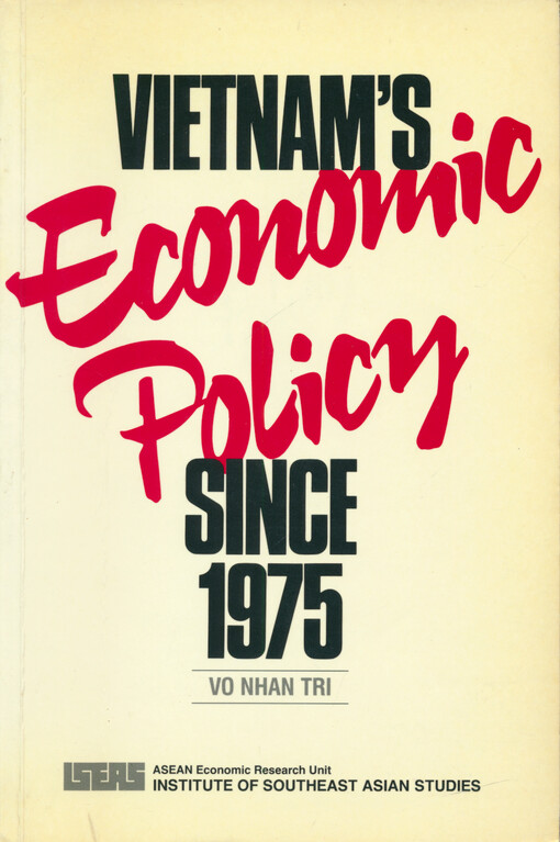 Vietnam's economic policy : since 1975