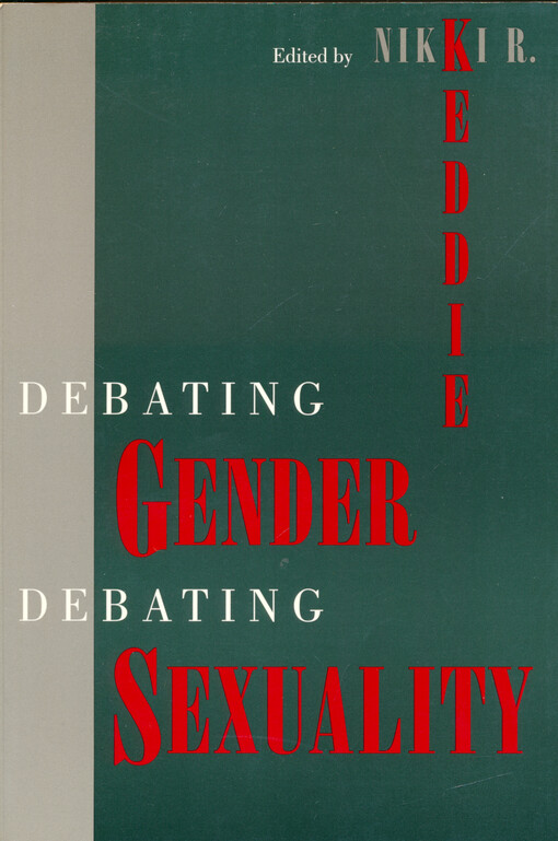 Debating gender, debating sexuality