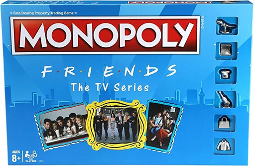 Monopoly Friends : the TV Series : rychlá hra na obchodování s nemovitostmi