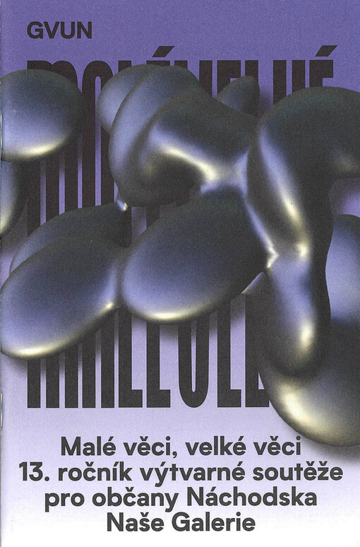 Malé věci, velké věci : 13. ročník výtvarné soutěže pro občany Náchodska Naše Galerie