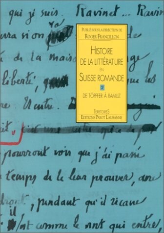 Histoire de la littérature en Suisse romande, 2. díl