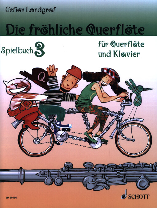 Die fröhliche Querflöte : Leichte Stücke für Querflöte und Klavier. Spielbuch 3