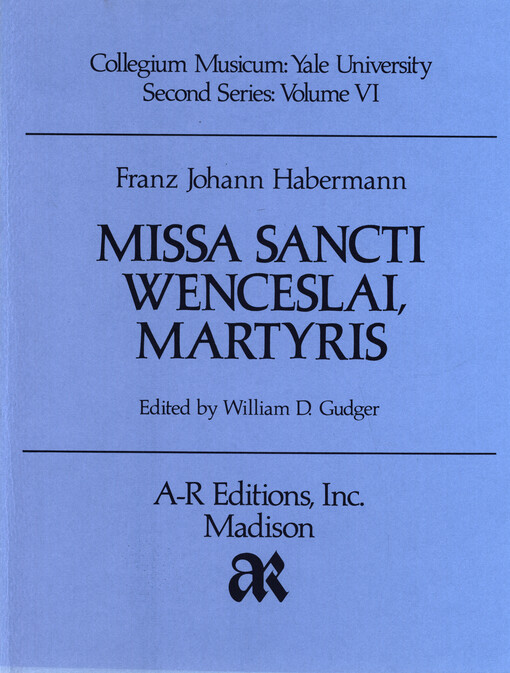 Missa Sancti Wenceslai, Martyris