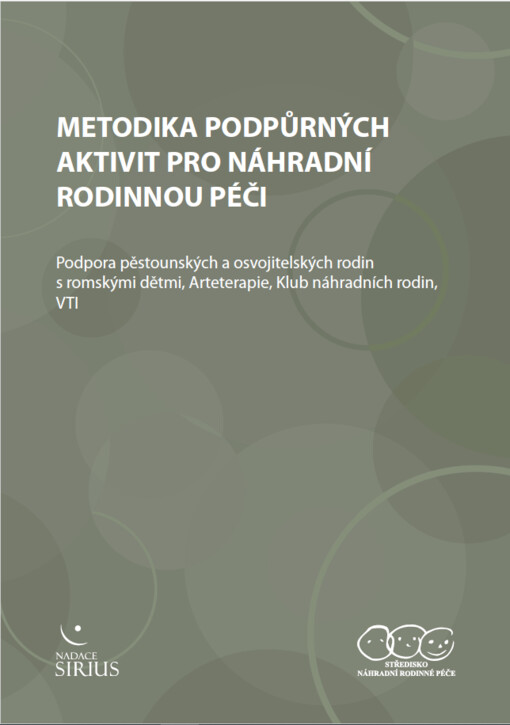 Metodika podpůrných aktivit pro náhradní rodinnou péčipodpora pěstounských a osvojitelských rodin s romskými dětmi, arteterapie, klub náhradních rodin, videotrénink interakcí