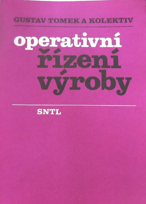 Operativní řízení výroby