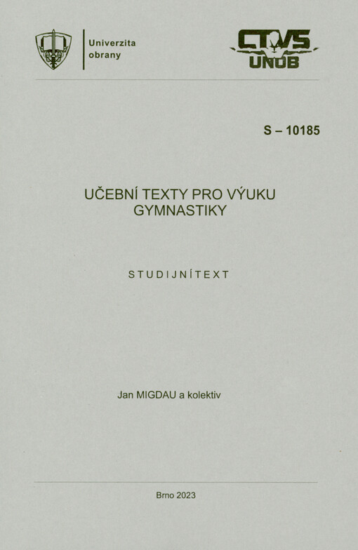 Učební texty pro výuku gymnastiky