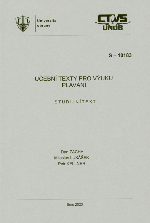Učební texty pro výuku plavání