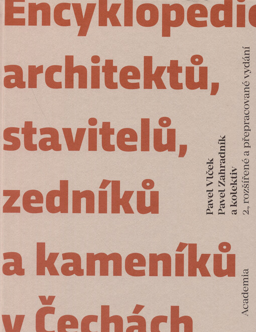 Encyklopedie architektů, stavitelů, zedníků a kameníků v Čechách