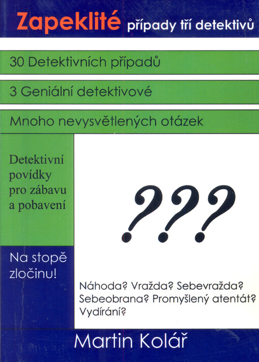 Zapeklité případy tří detektivů