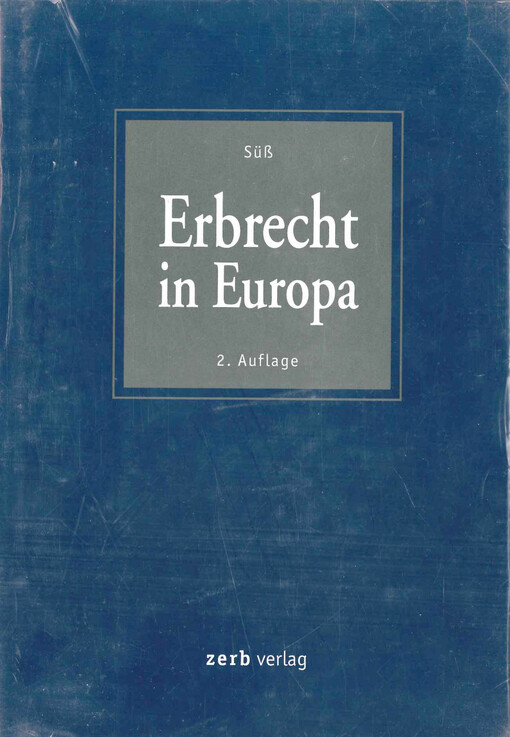 Erbrecht in Europa