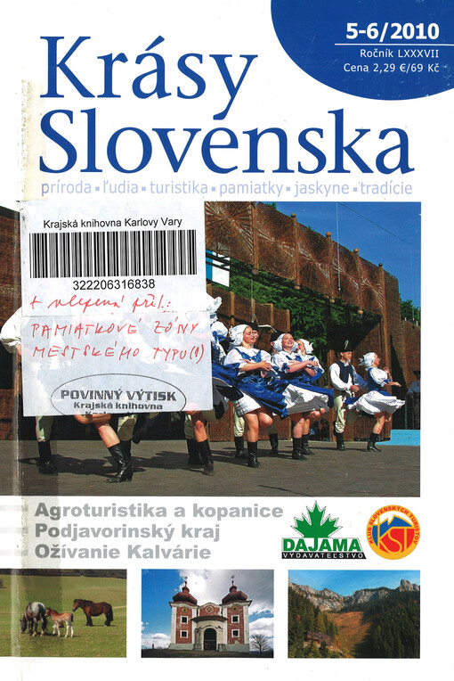 Krásy Slovenska : príroda, lúdia, turistika, pamiatky, tradície, jaskyne