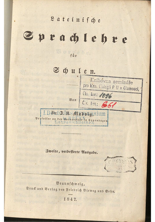 Lateinische Sprachlehre für Schulen