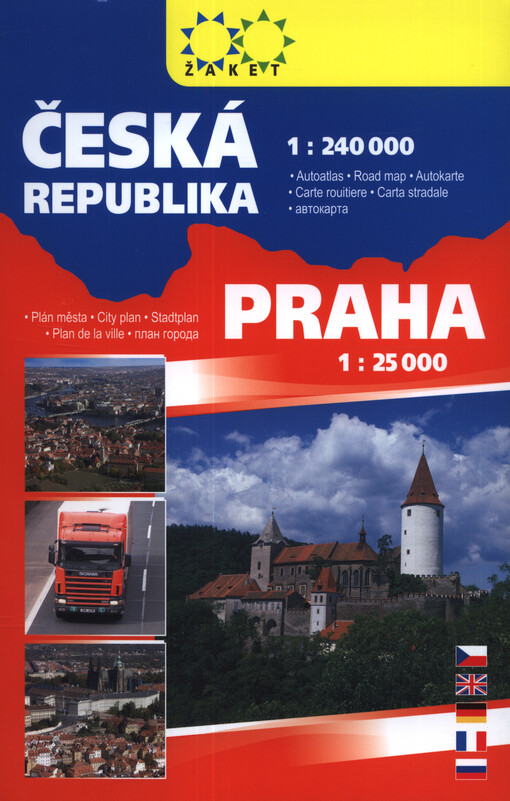 Autoatlas Česká republika : 1:240 000 ; Praha : 1:25 000