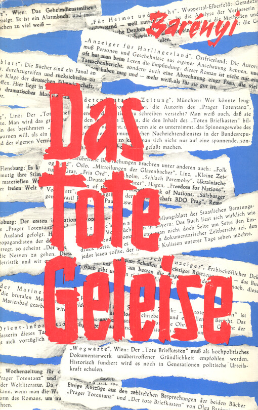 Das tote Geleise : roman