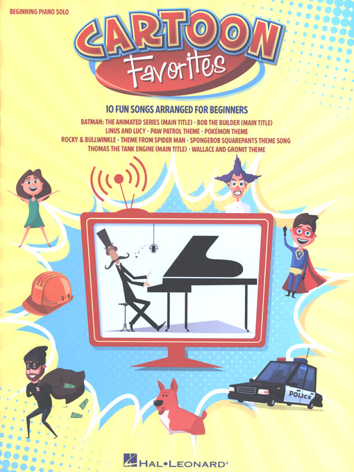 Cartoon Favorites : Beginning Piano Solo