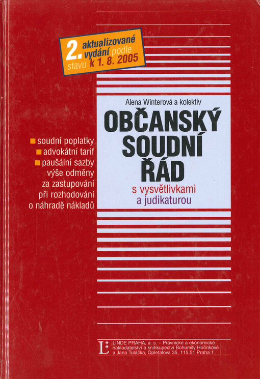 Občanský soudní řád s vysvětlivkami a judikaturou