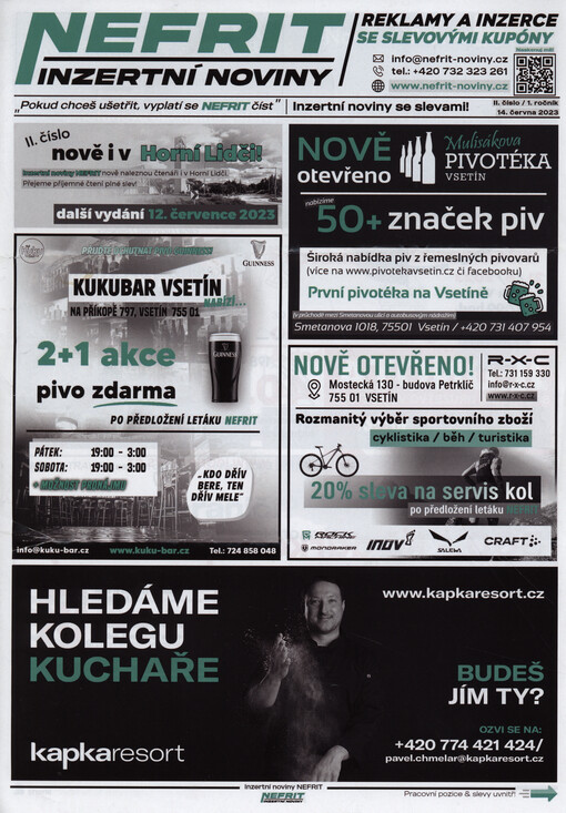 Nefrit : inzertní noviny