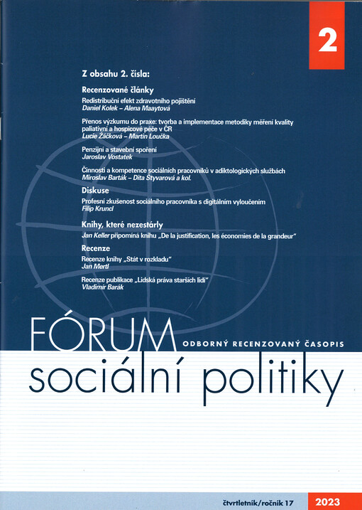 Fórum sociální politiky : odborný recenzovaný časopis