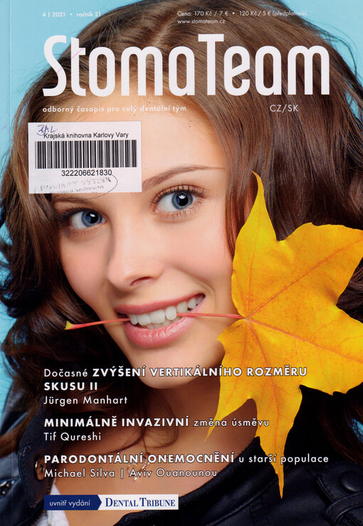 StomaTeam : zubní technik & stomatolog : časopis Unie zubních techniků ČR