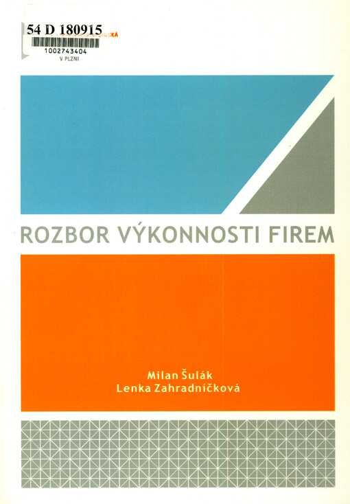 Rozbor výkonnosti firem