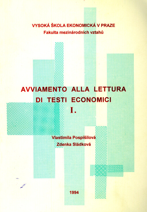 Avviamento alla lettura di testi economici I.