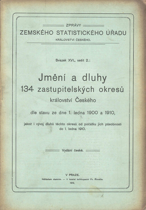 Zprávy Zemského statistického úřadu Království českého