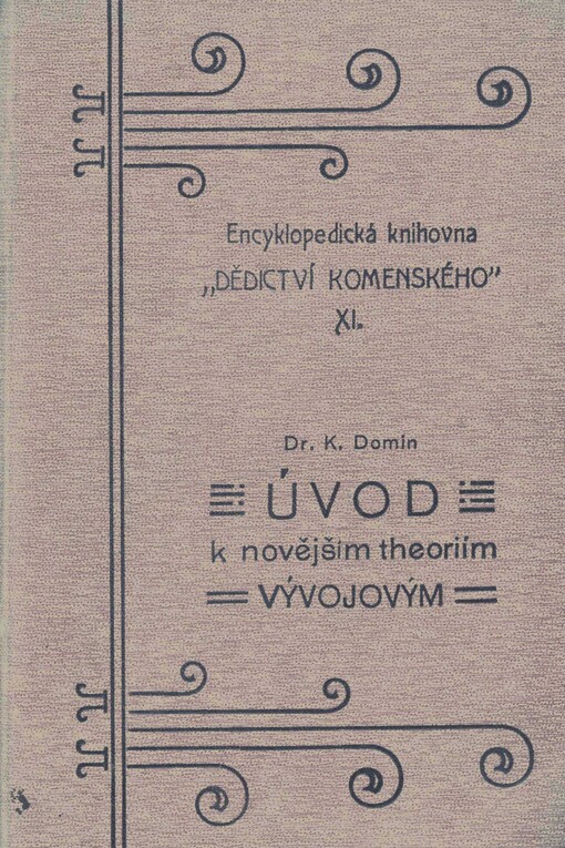 Úvod k novějším theoriím vývojovým