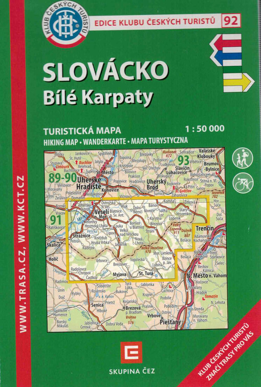 Slovácko : Bílé Karpaty : turistická mapa 1:50 000