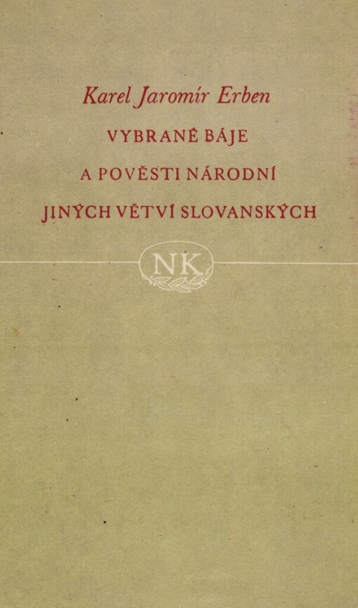 Vybrané báje a pověsti národní jiných větví slovanských