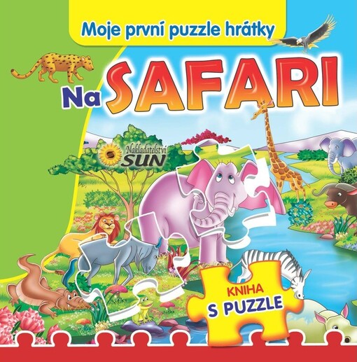 Na safari :moje první puzzle hrátky : kniha s puzzle
