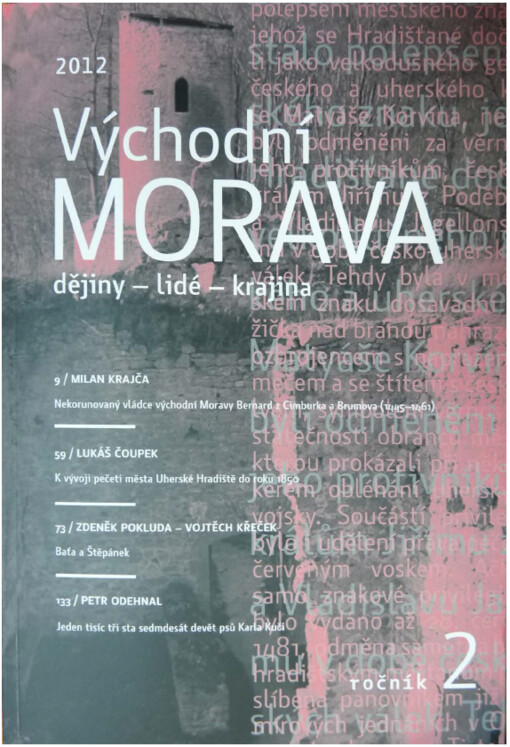 Východní Morava :dějiny, lidé, krajina.2012, ročník 2