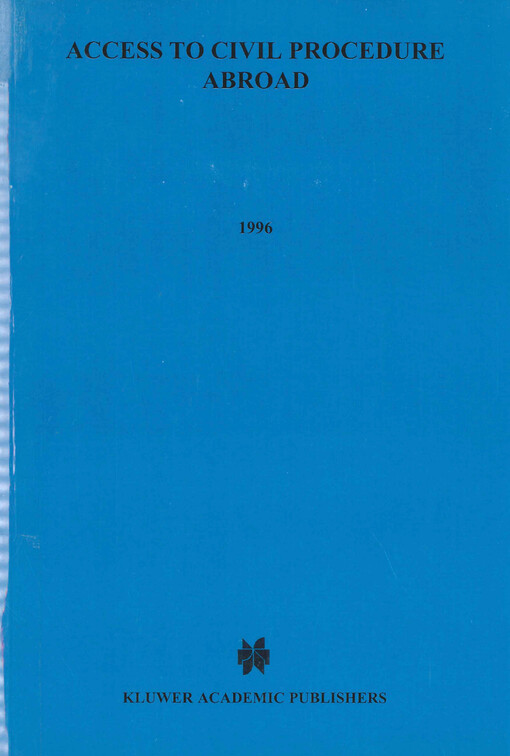 Access to civil procedure abroad