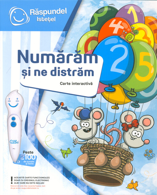 Numărăm şi ne distrăm : carte interactivă