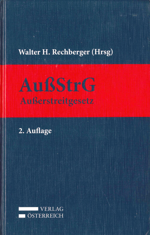 Kommentar zum Außerstreitgesetz