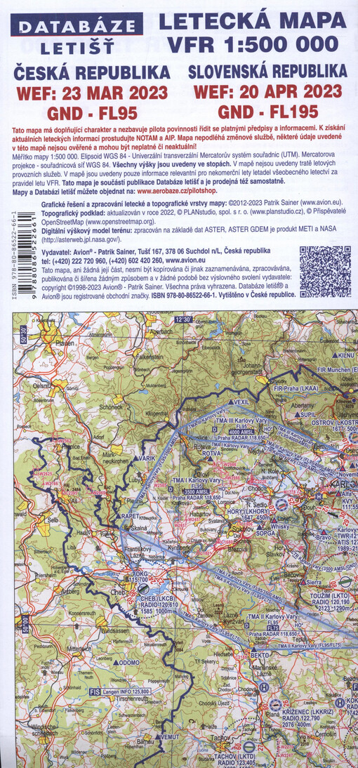 Databáze letišť : kompletní ucelený soubor aktuálních informací pro lety VFR ...