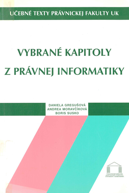 Vybrané kapitoly z právnej informatiky