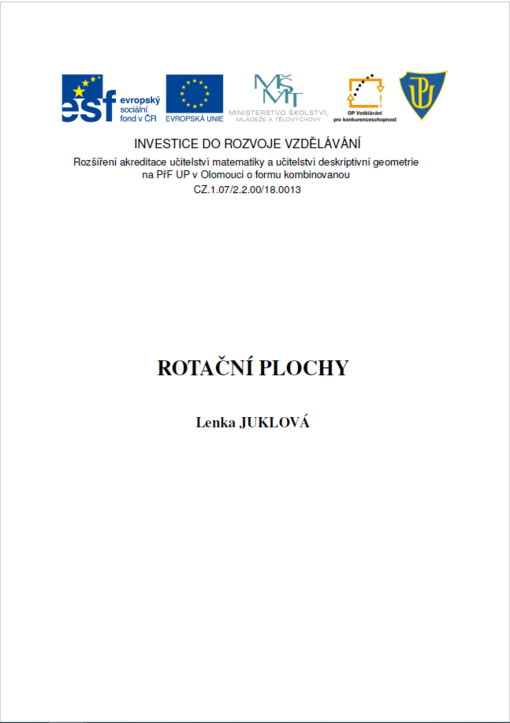 Rotační plochy