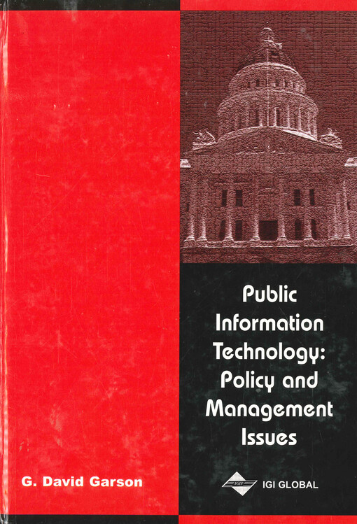 Public information technology: policy and management issues