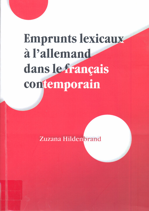 Les emprunts lexicaux à l'allemand dans le français contemporain