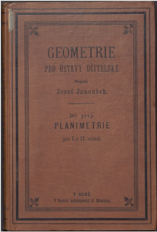 Geometrie pro ústavy učitelské