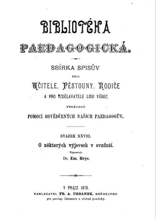 O některých výjevech v ovzduší